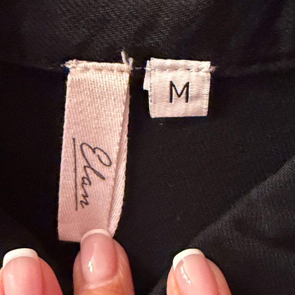 Elan Black Distressed Jacket - Picture 3 of 5